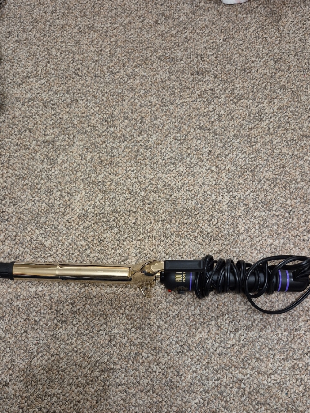 Hot Tools Gold Curling Iron Professional Styling Tool Works Great